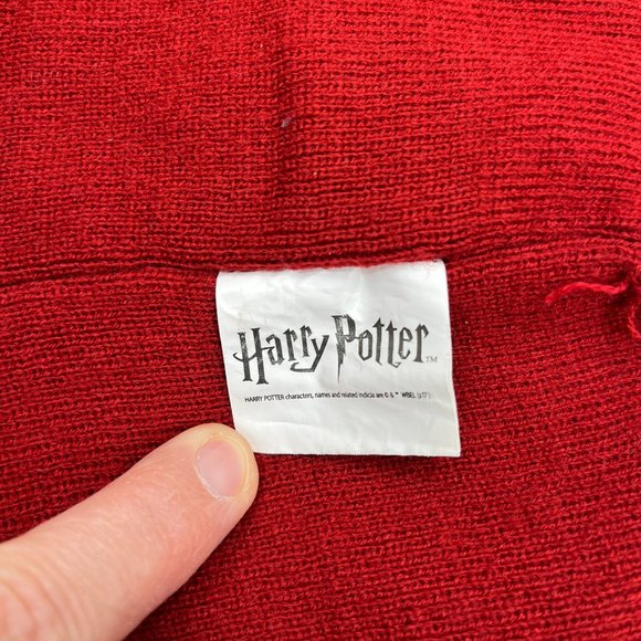 Harry Potter Beanie Winter Hat Maroon Youth One Size Wizard - Picture 8 of 8